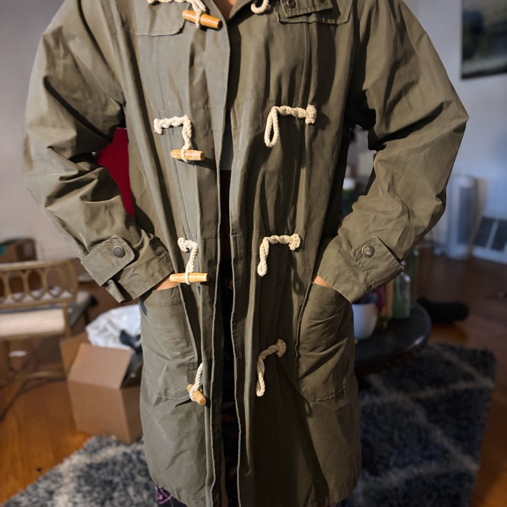John Partridge Olive Green Coat